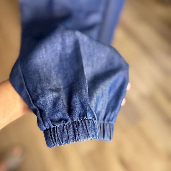 Robert Louis Denim Color Jogger Pants, Size Small - Picture 9 of 16